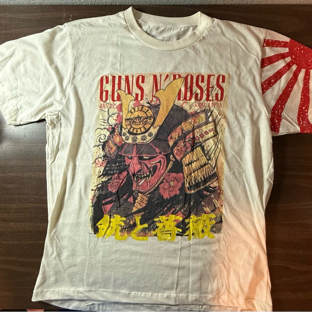 Guns N’ Roses t-shirt, extra large Kobe Japan samurai new fresh from Tokyo
